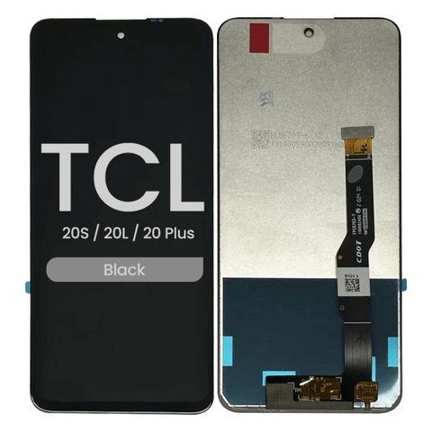 Pantalla LCD con táctil sin marco Reacondicionado para TCL 20S / TCL 20L / TCL 20 Plus, Black — imagen 1