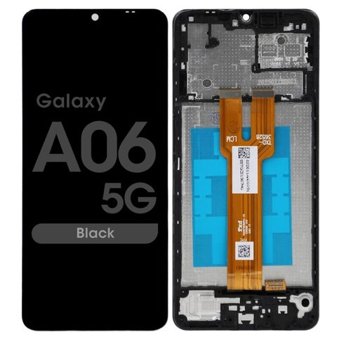 Pantalla LCD con táctil + marco Reacondicionado para Galaxy A06 5G, A066 / 2025 / Black — imagen 1