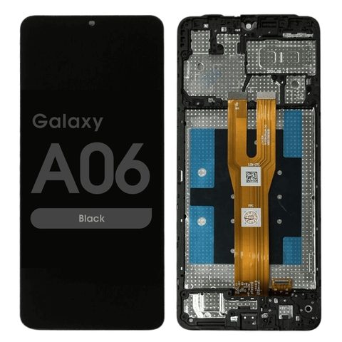 Pantalla LCD con táctil + marco Reacondicionado para Galaxy A06, A065 / 2024 / Black — imagen 1