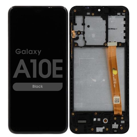 Pantalla LCD con táctil + marco Reacondicionado para Galaxy A10e, A102 / 2019 / Black — imagen 1
