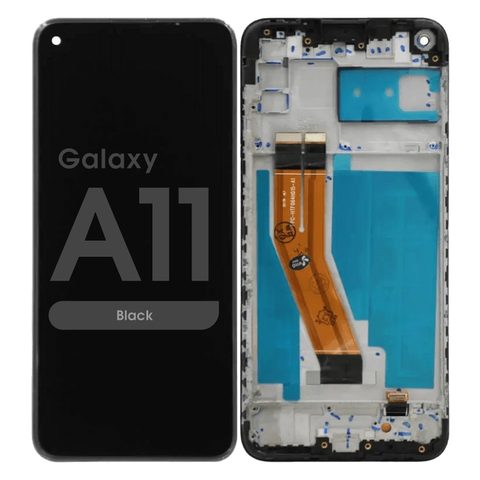 Pantalla LCD con táctil + marco Reacondicionado para Galaxy A11 (A115F/A115M), Versión Internacional, 159.5mm / Black — imagen 1