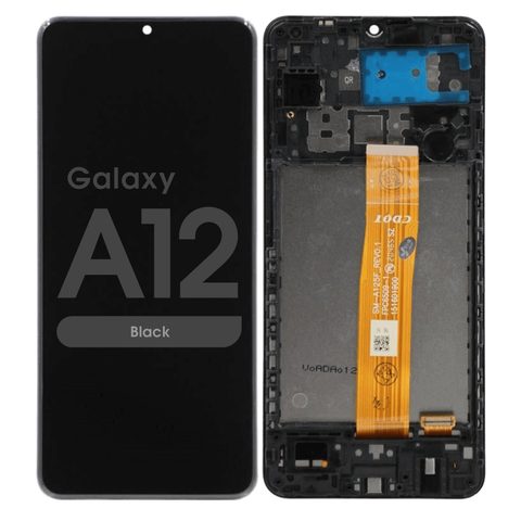 Pantalla LCD con táctil + marco Reacondicionado para Galaxy A12 (A125), Black — imagen 1
