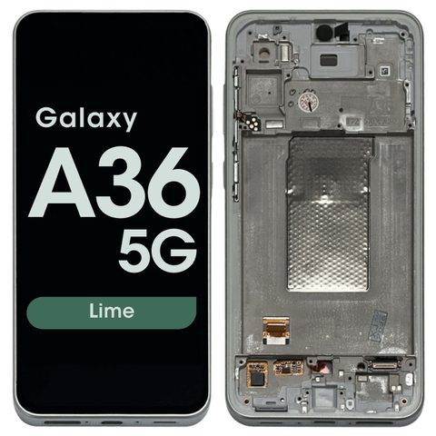 Pantalla LCD con táctil + marco Reacondicionado para Galaxy A36 5G, A366 / 2025 / Lime — imagen 1