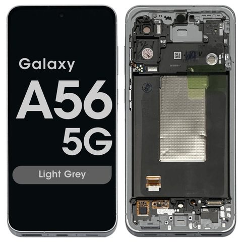Pantalla LCD con táctil + marco Reacondicionado para Galaxy A56 5G, A566 / 2025 / Lightgrey — imagen 1