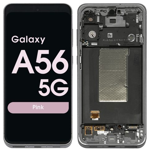 Pantalla LCD con táctil + marco Reacondicionado para Galaxy A56 5G, A566 / 2025 / Pink — imagen 1