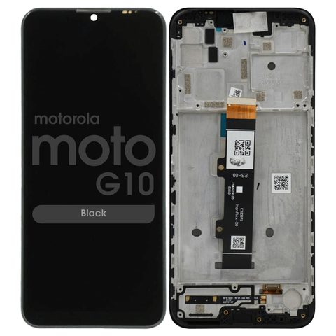 Pantalla LCD con táctil + marco Reacondicionado para Moto G10 (XT2127-2), Black — imagen 1