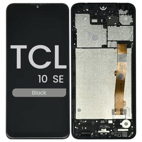 Pantalla LCD con táctil + marco Reacondicionado para TCL 10 SE (T766), Black — imagen 1