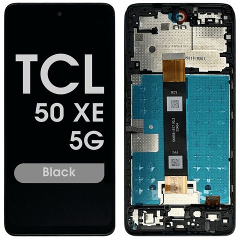 Pantalla LCD con táctil + marco Reacondicionado para TCL 50 XE 5G, Black