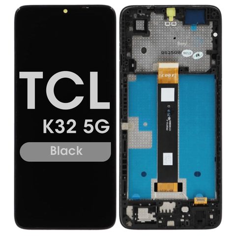Pantalla LCD con táctil + marco Reacondicionado para TCL K32 5G, Black — imagen 1