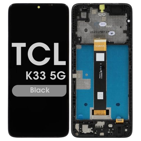 Pantalla LCD con táctil + marco Reacondicionado para TCL K33 5G, Black — imagen 1