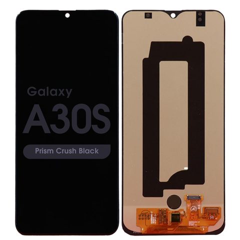 Pantalla OLED con táctil sin marco Reacondicionado para Galaxy A30s, A307 / 2019 / Prism Crush Black — imagen 1