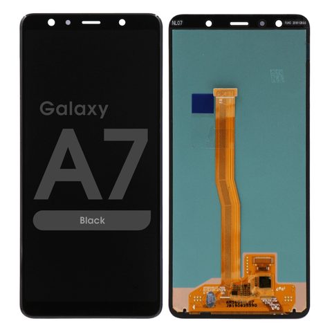 Pantalla OLED con táctil sin marco Reacondicionado para Galaxy A7 (A750), Black — imagen 1