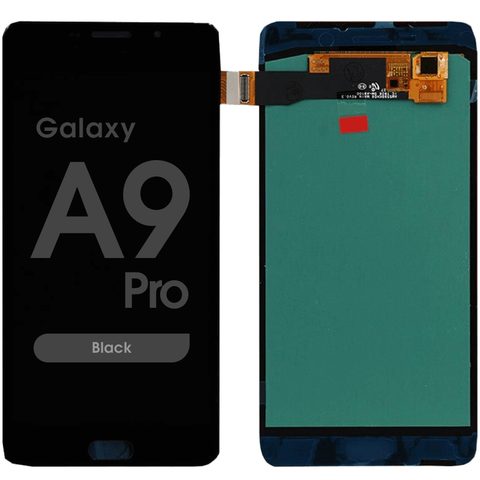 Pantalla OLED con táctil sin marco Reacondicionado para Galaxy A9 Pro, A910 / 2016 / Black — imagen 1