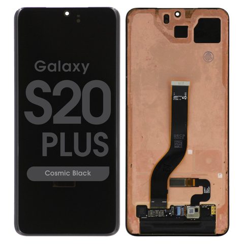 Pantalla OLED con táctil sin marco Reacondicionado para Galaxy S20 Plus (G985), Cosmic Black — imagen 1