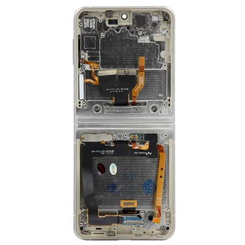 Pantalla OLED con táctil sin marco Reacondicionado para Galaxy Z Flip 3 5G (F711), Cream — imagen 3