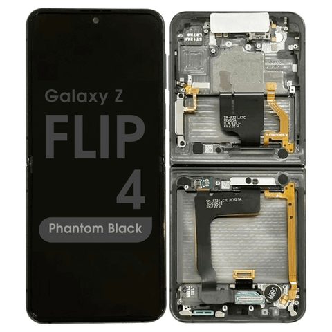 Pantalla OLED con táctil sin marco Reacondicionado para Galaxy Z Flip 4 (F721), Phantom Black — imagen 1