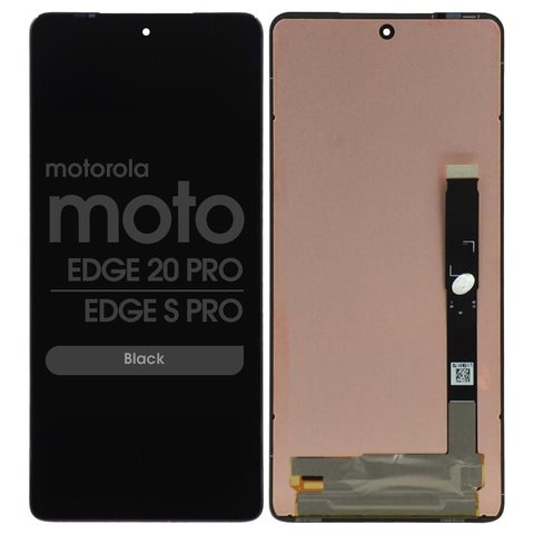 Pantalla OLED con táctil sin marco Reacondicionado para Moto Edge 20 Pro / Edge S Pro (XT2153-1), Black — imagen 1