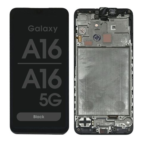 Pantalla OLED con táctil + marco Reacondicionado para Galaxy A16 5G, A166 / 2024 / Black — imagen 1