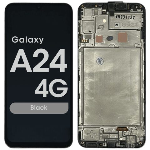 Pantalla OLED con táctil + marco Reacondicionado para Galaxy A24 4G, A245 / 2023 / Black — imagen 1
