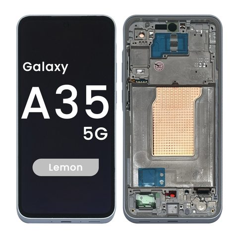 Pantalla OLED con táctil + marco Reacondicionado para Galaxy A35 5G, A356 / 2024 / Ice Blue — imagen 1