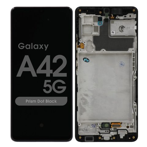 Pantalla OLED con táctil + marco Reacondicionado para Galaxy A42 5G, A426 / 2020 / Prism Dot Black — imagen 1
