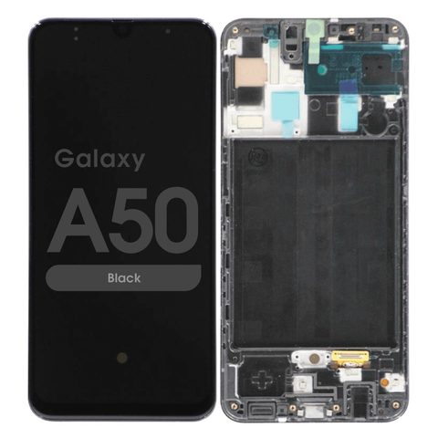 Pantalla OLED con táctil + marco Reacondicionado para Galaxy A50 (A505), Versión US, Black — imagen 1