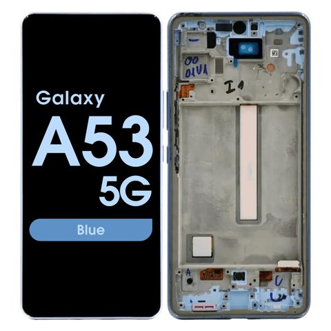 Pantalla OLED con táctil + marco Reacondicionado para Galaxy A53 5G, A536 / 2022 / Blue — imagen 1