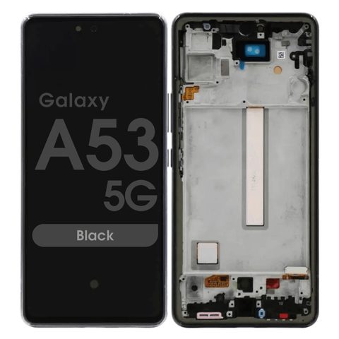 Pantalla OLED con táctil + marco Reacondicionado para Galaxy A53 5G, A536 / 2022 / Black — imagen 1