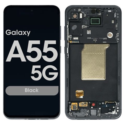 Pantalla OLED con táctil + marco Reacondicionado para Galaxy A55 5G, A556 / 2024 / Black — imagen 1