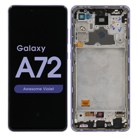 Pantalla OLED con táctil + marco Reacondicionado para Galaxy A72, A725 / 2021 / Awesome Violet — imagen 1