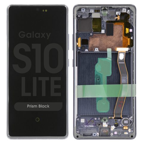 Pantalla OLED con táctil + marco Reacondicionado para Galaxy S10 Lite (G770), Prism Black — imagen 1