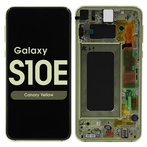 Pantalla OLED con táctil + marco Reacondicionado para Galaxy S10e (G970), Canary Yellow
