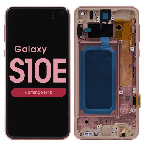 Pantalla OLED con táctil + marco Reacondicionado para Galaxy S10e (G970), Flamingo Pink — imagen 1