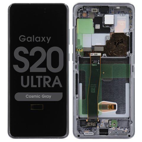 Pantalla OLED con táctil + marco Reacondicionado para Galaxy S20 Ultra (G988), Cosmic Black — imagen 3