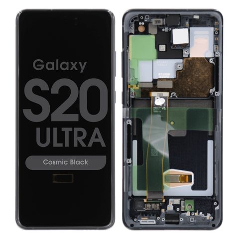Pantalla OLED con táctil + marco Reacondicionado para Galaxy S20 Ultra (G988), Cosmic Black — imagen 1