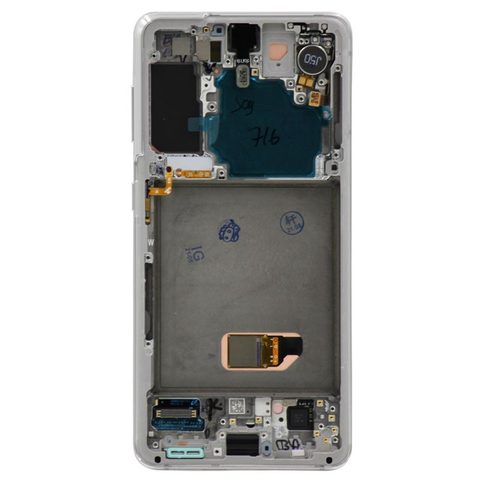 Pantalla OLED con táctil + marco Reacondicionado para Galaxy S21 (G991), Must Transfer Antenna for Verizon / Phantom White — imagen 3
