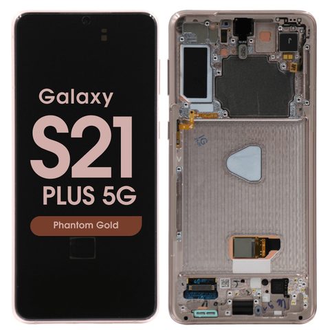 Pantalla OLED con táctil + marco Reacondicionado para Galaxy S21 Plus 5G (G996), Must Transfer Antenna for Verizon / Phantom Gold — imagen 1