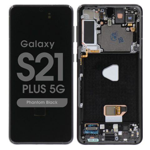 Pantalla OLED con táctil + marco Reacondicionado para Galaxy S21 Plus 5G (G996), Must Transfer Antenna for Verizon / Phantom Black — imagen 1