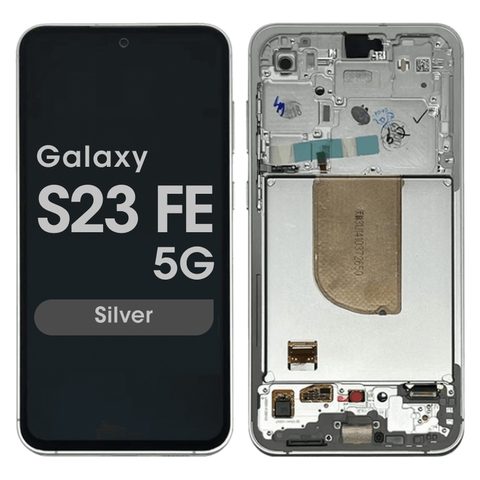 Pantalla OLED con táctil + marco Reacondicionado para Galaxy S23 FE 5G (S711), Silver — imagen 1