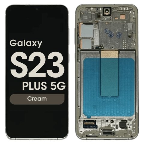 Pantalla OLED con táctil + marco Reacondicionado para Galaxy S23 Plus 5G (S916), Versión US / Internacional, Phantom Black — imagen 3