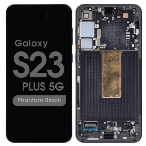 Pantalla OLED con táctil + marco Reacondicionado para Galaxy S23 Plus 5G (S916), Versión US / Internacional, Phantom Black — imagen 1