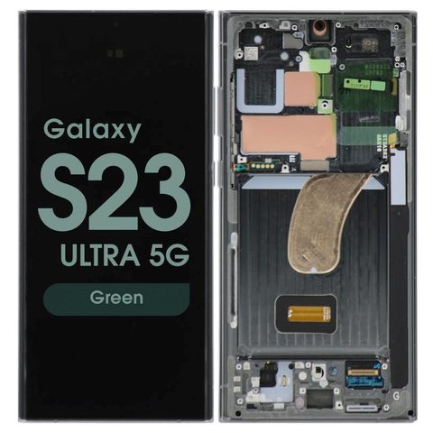 Pantalla OLED con táctil + marco Reacondicionado para Galaxy S23 Ultra 5G (S918), Versión US / Internacional, Green — imagen 1