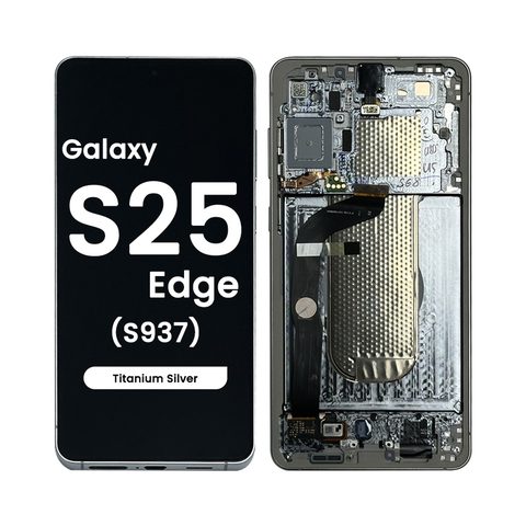 Pantalla OLED con táctil + marco Reacondicionado para Galaxy S25 Edge (S937), Titanium Silver — imagen 1