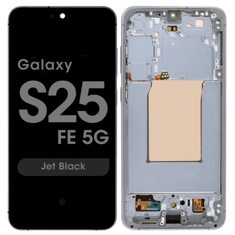 Pantalla OLED con táctil + marco Reacondicionado para Galaxy S25 FE 5G (S731), Versión US / Internacional, Jet Black — imagen 1