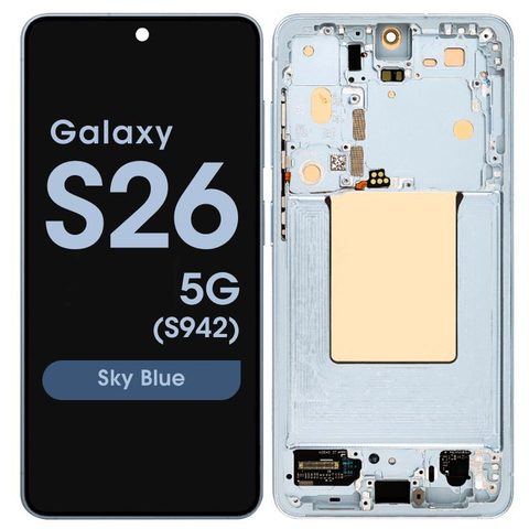 Pantalla OLED con táctil + marco Reacondicionado para Galaxy S26 5G (S942), Versión US / Internacional, Sky Blue — imagen 1