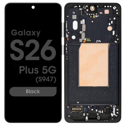 Pantalla OLED con táctil + marco Reacondicionado para Galaxy S26 Plus 5G (S947), Versión US / Internacional, Black — imagen 1