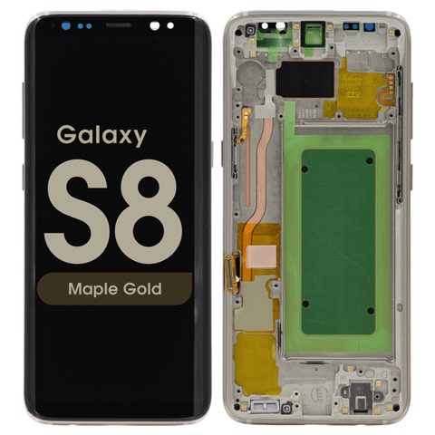 Pantalla OLED con táctil + marco Reacondicionado para Galaxy S8 (G950), Maple Gold — imagen 1