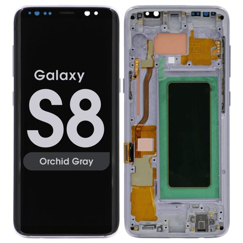 Pantalla OLED con táctil + marco Reacondicionado para Galaxy S8 (G950), Orchid Gray — imagen 1