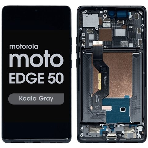Pantalla OLED con táctil + marco Reacondicionado para Moto Edge 50 (XT2407), Koala Gray — imagen 1