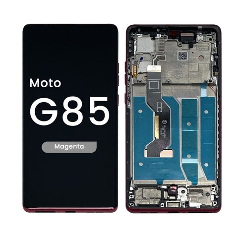 Pantalla OLED con táctil + marco Reacondicionado para Moto G85 (XT2427), Magenta — imagen 1